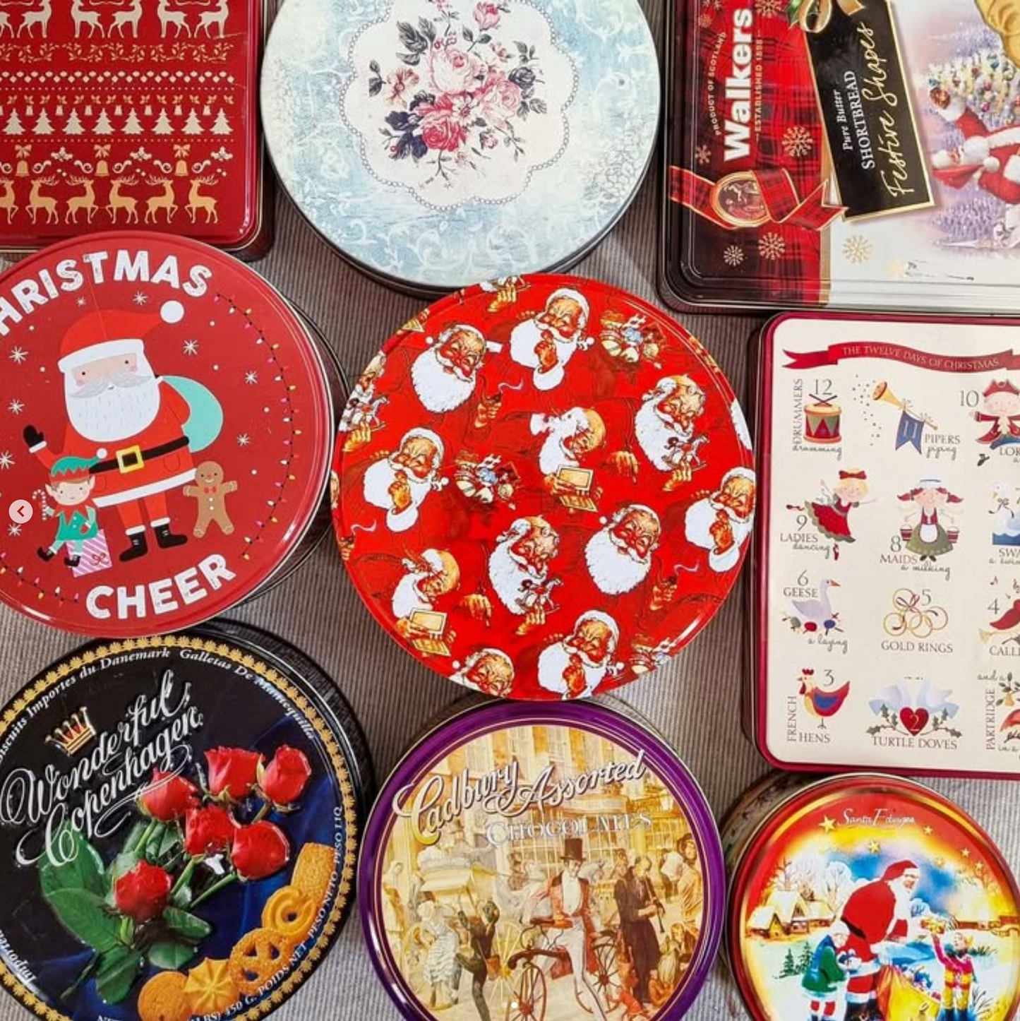 Christmas Cookie Tins